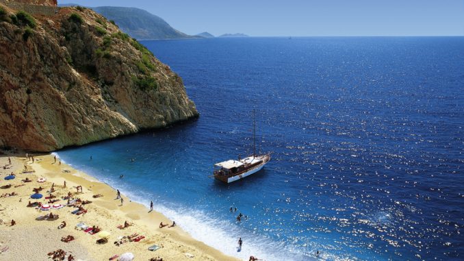 Strand in der Türkei bei Antalya
