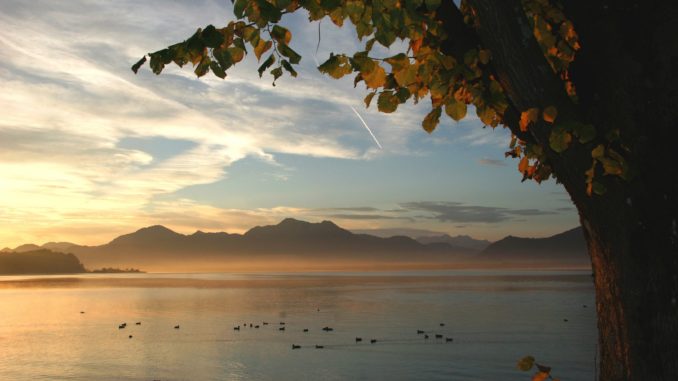 Herbstlicher Chiemsee, Foto Chiemsee-Alpenland Tourismus