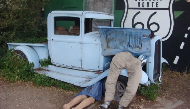Die Route 66 in Seligman